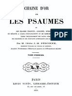 Chaine or Sur Les Psaumes - Abbé J.-M. PÉRONNE PDF