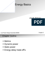 Power and Energy Basics: Jan M. Rabaey