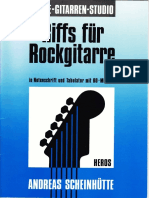 Andres Scheinhütte - Riffs Für Rockgitarre