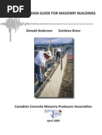 Seismic Design Guide Masonry Buildings April 2009