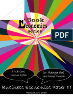 TY BCom Business Economics III B