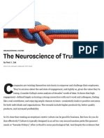 The Neuroscience of Trust