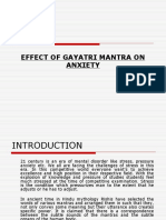 Effect of Gaytri Mantra On Anxiety