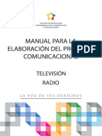 Manual para La Elaboración Del Proyecto Comunicacional PDF