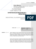 Zstiperski Svrstavanje Industrije PDF