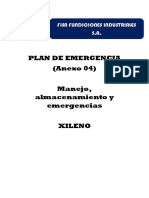 Plan de Emergencia XILENO