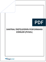 Santral Üni̇teleri̇ni̇n Performans Eğri̇leri̇ (Pvsol) PDF