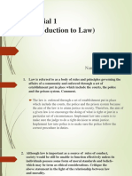 Tutorial 1 Presentation (Law)