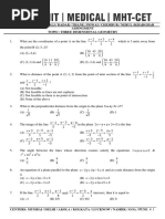 Three Dimensional Geometry (Questions)