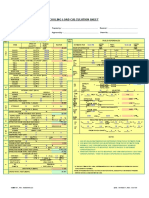 Cooling Load Calculation Sheet: X X X X X X X X X X X X X X X X Cfm/Person Cfm/Door