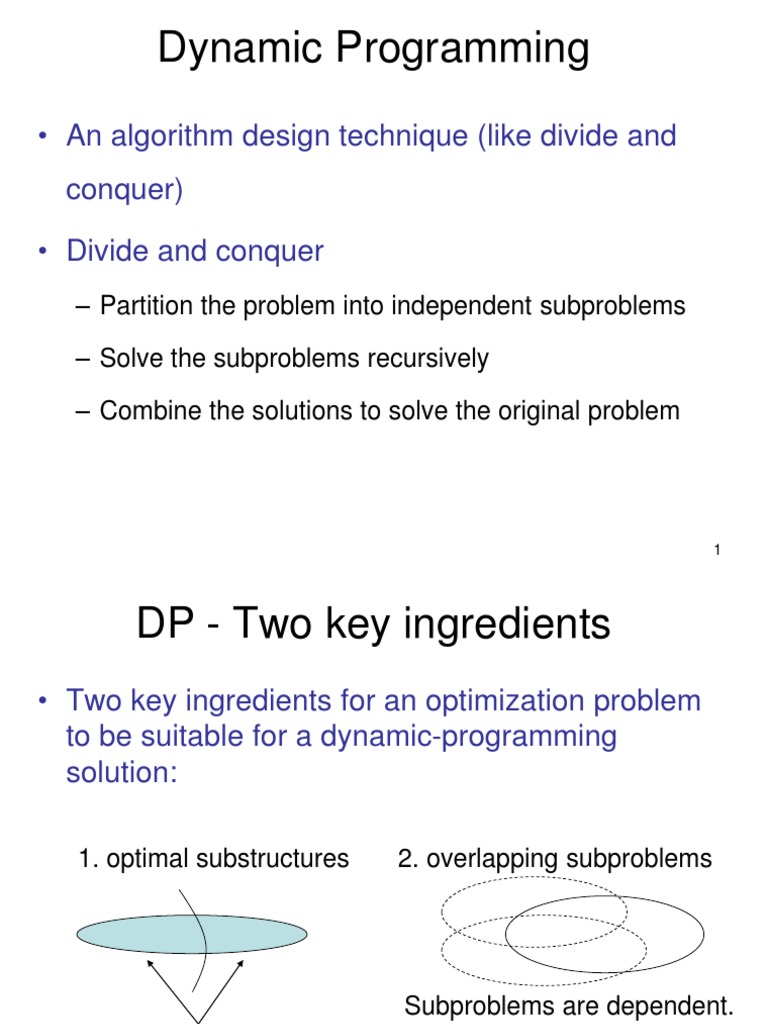 15-17 Dynamic Programming - Algorithms (Series Lecture) | PDF | Dynamic ...