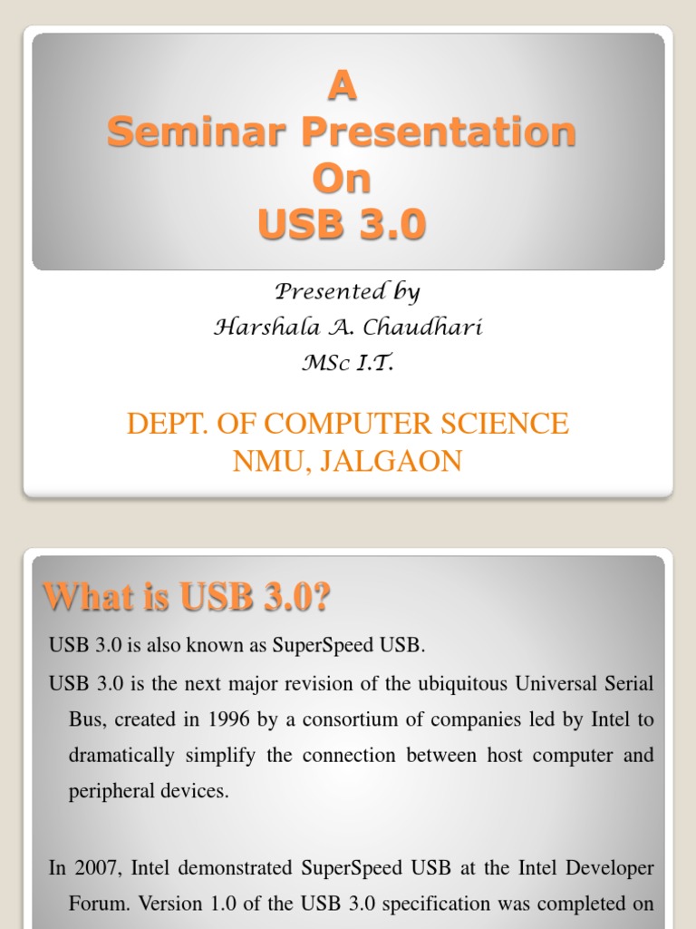 On Usb 3 0 Pdf Usb Computer Architecture
