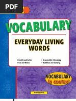 Vocabulary Everyday Living Words