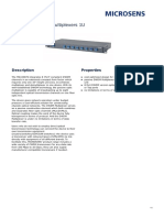 8 Channel DWDM Multiplexers 1U