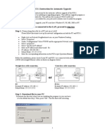 PCS-1 Automatic Upgrade Instructions