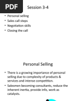 Download Session 3-4 Personal Selling by azimakhtar SN36159156 doc pdf