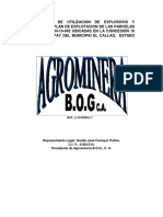 Metodologia de Utilizacion de Explosivos de Agrominera Bog PDF