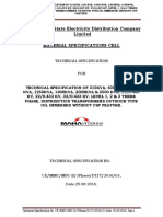 Technical Specification for 315kVA to 2500kVA Distribution Transformers