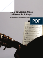 How To Learn A Piece of Music in 3 Steps