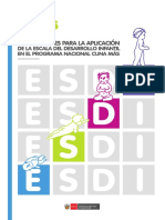 Orientaciones Para La Aplicación de La ESDI en El PNCM