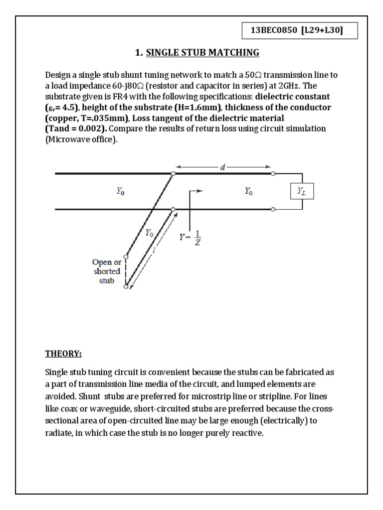RF Impedance Matching Techniques | PDF | Transmission Line | Electrical ...