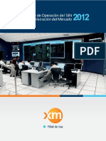 Informe de Operacion Del SIN y Administracion Del Mercado 2012