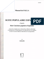 Falla Suite Populaire Espagnole Cello and Piano PDF