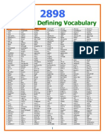 2898 English Words Hozour