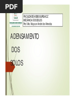 Capitulo 1 - Apresentação Compressibilidade e Adensamento