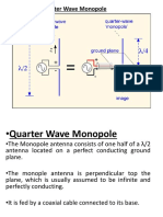 Quarterwave Monople
