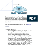 Técnicas de Sondeo de Puertos Con Nmap