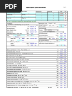 Pipe Support CALCULATION