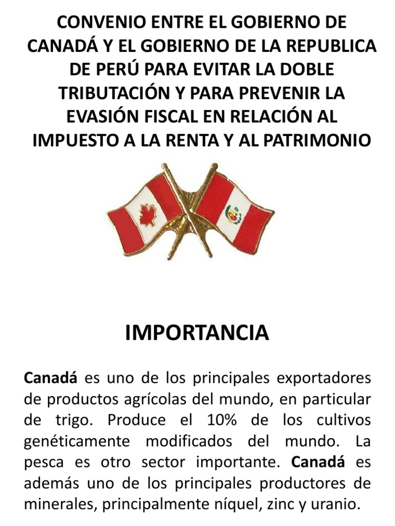 Cdi Canada | PDF | Perú | Canadá