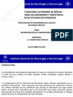 Interpretación de Laboratoriales