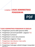 4 Tugas Administrasi Pendidikan