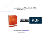 Acceso a datos Visual Studio 2008 SubSonic