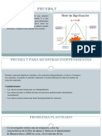 Pruebas de Comparacion de Dos Medias