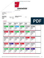 Oakwood Schedule