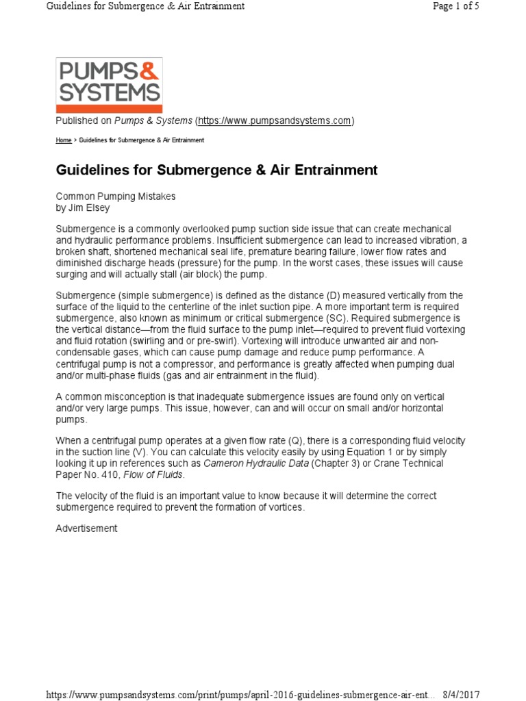 Submersible Pumps Guidelines | PDF | Pump | Flow Measurement