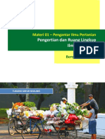 Materi 01 Pengertian Ruang Lingkup Dan Klasifikasi Ilmu Pertanian