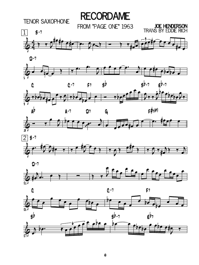Recordame Page One PDF | PDF