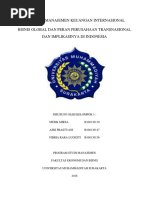 Makalah Manajemen Keuangan Internasional