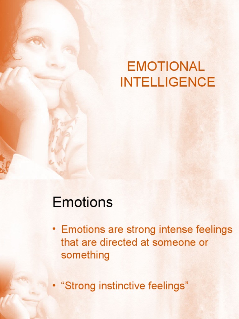 Emotional Intelligence | PDF | Emotions | Intelligence