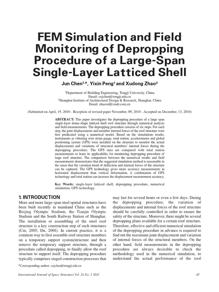 Depropping Procedure for Steel Roofs | PDF | Global Positioning System ...