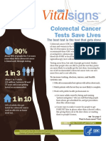 Colorectal Cancer Tests Save Lives