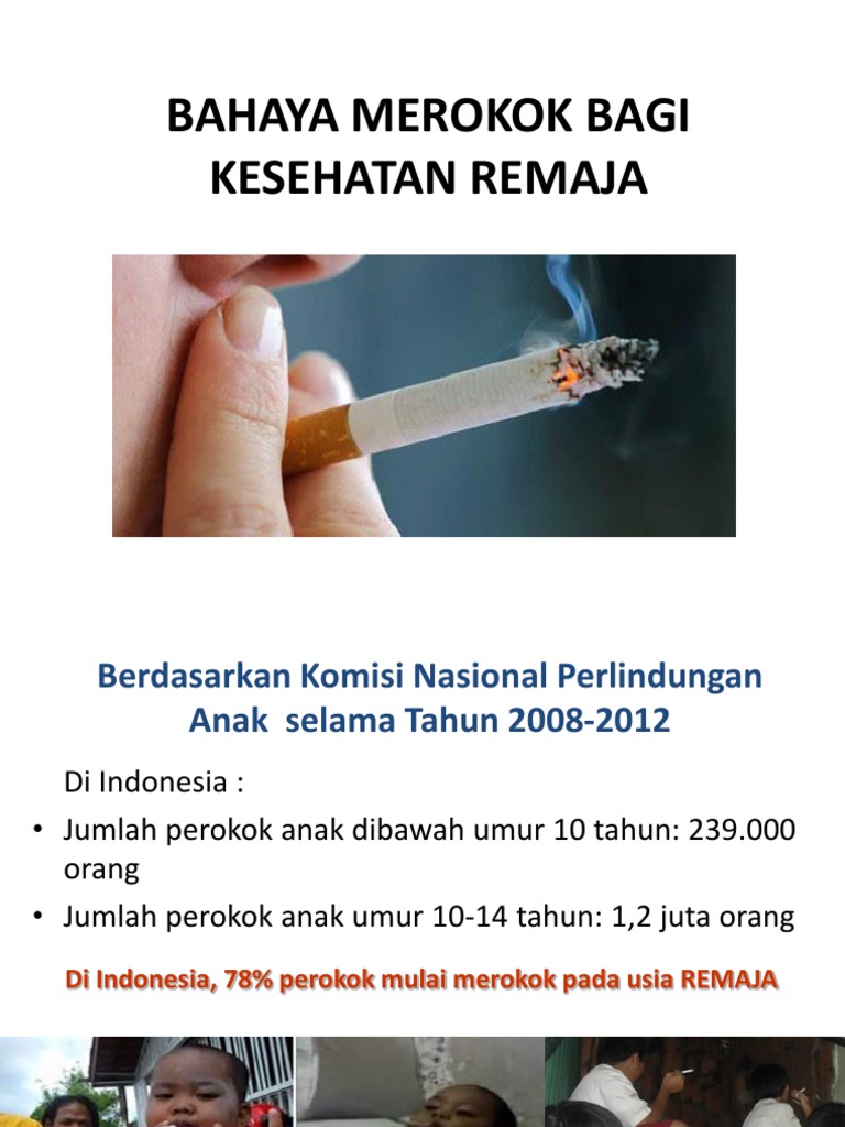 Bahaya Merokok bagi Remaja | PDF