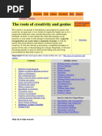 Roots Creativity Genius PDF