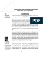 Analysing Technical and Financial Feasibility of Developing Ocean Current Energy in Madura Strait