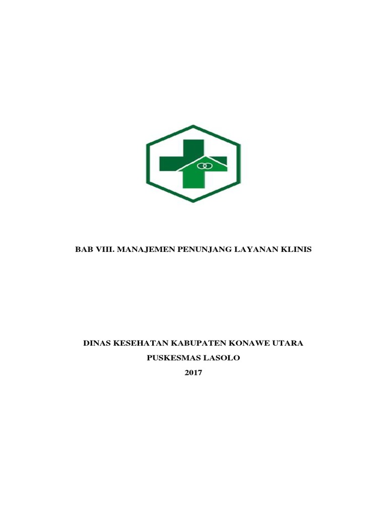 Dokumen Akreditasi Puskesmas Bab 8 Dokumen Pilihan