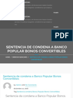 Sentencia de Condena A Banco Popular Bonos Convertibles - Abogados Valencia